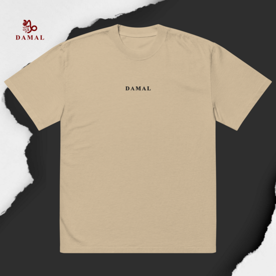 Damal faded khaki esential oversized tee