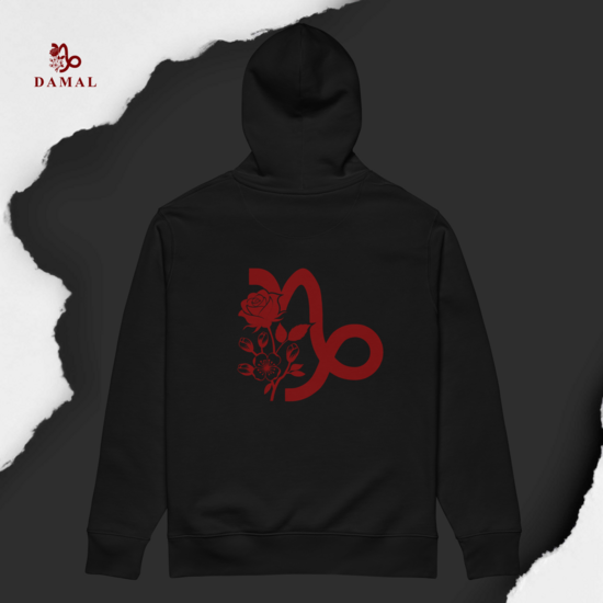 DAMAL black Eco Unisex Hoodie